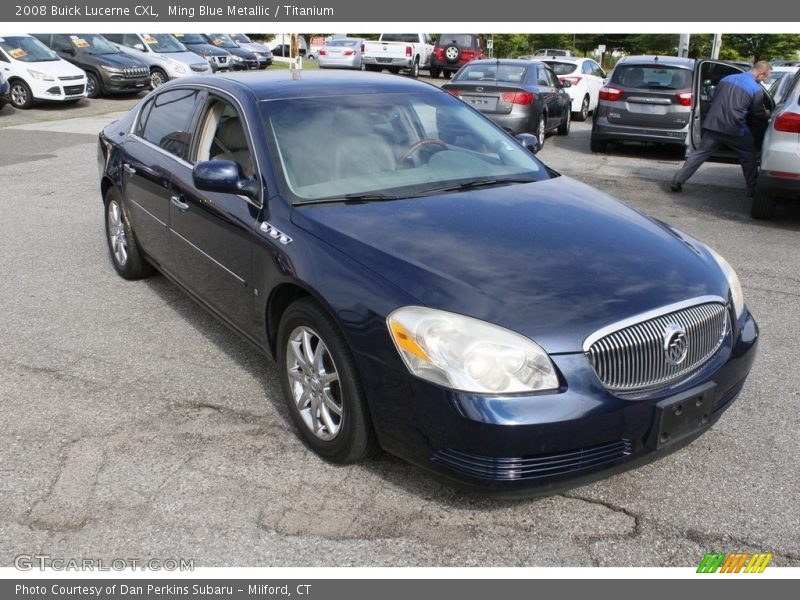 Ming Blue Metallic / Titanium 2008 Buick Lucerne CXL