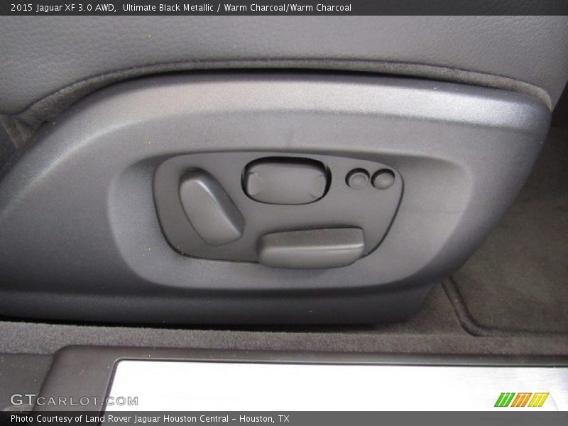Ultimate Black Metallic / Warm Charcoal/Warm Charcoal 2015 Jaguar XF 3.0 AWD