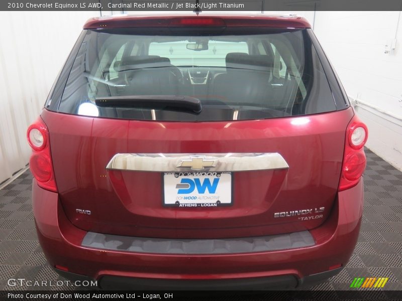 Cardinal Red Metallic / Jet Black/Light Titanium 2010 Chevrolet Equinox LS AWD