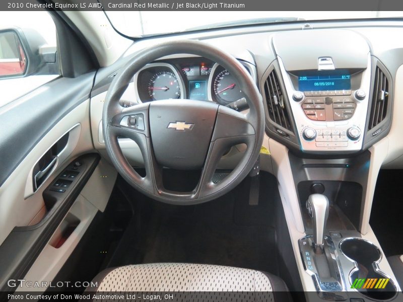 Cardinal Red Metallic / Jet Black/Light Titanium 2010 Chevrolet Equinox LS AWD