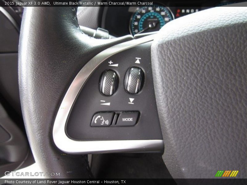 Ultimate Black Metallic / Warm Charcoal/Warm Charcoal 2015 Jaguar XF 3.0 AWD