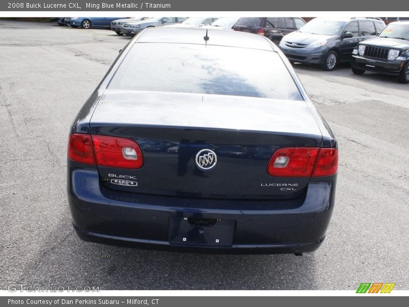 Ming Blue Metallic / Titanium 2008 Buick Lucerne CXL
