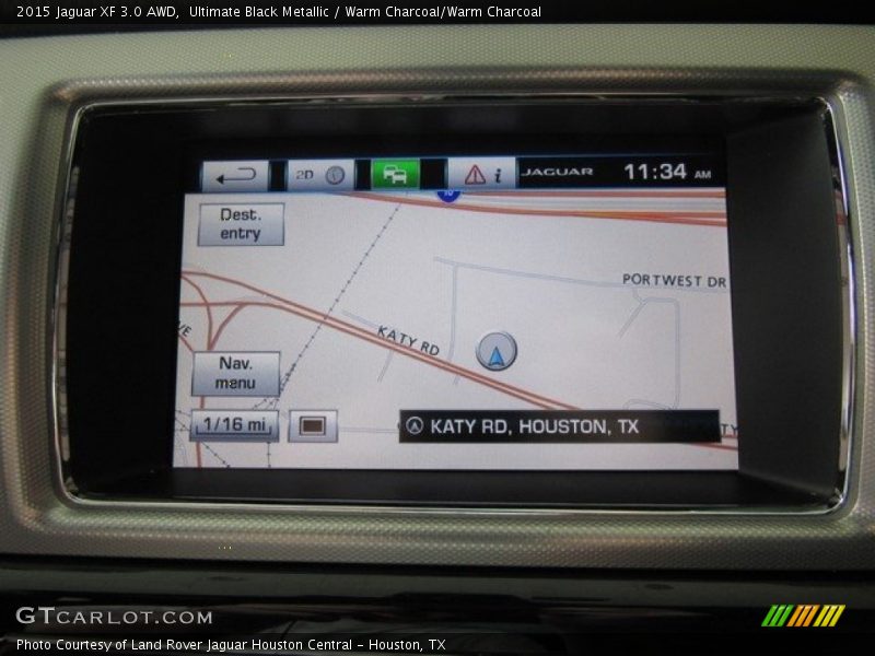 Ultimate Black Metallic / Warm Charcoal/Warm Charcoal 2015 Jaguar XF 3.0 AWD