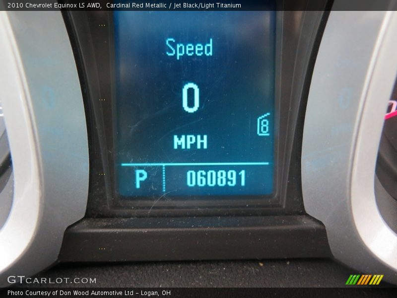 Cardinal Red Metallic / Jet Black/Light Titanium 2010 Chevrolet Equinox LS AWD