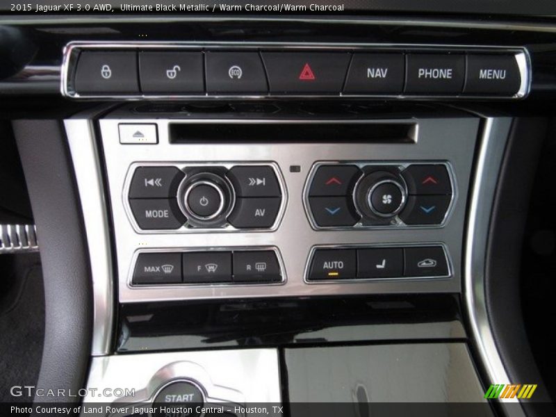 Ultimate Black Metallic / Warm Charcoal/Warm Charcoal 2015 Jaguar XF 3.0 AWD