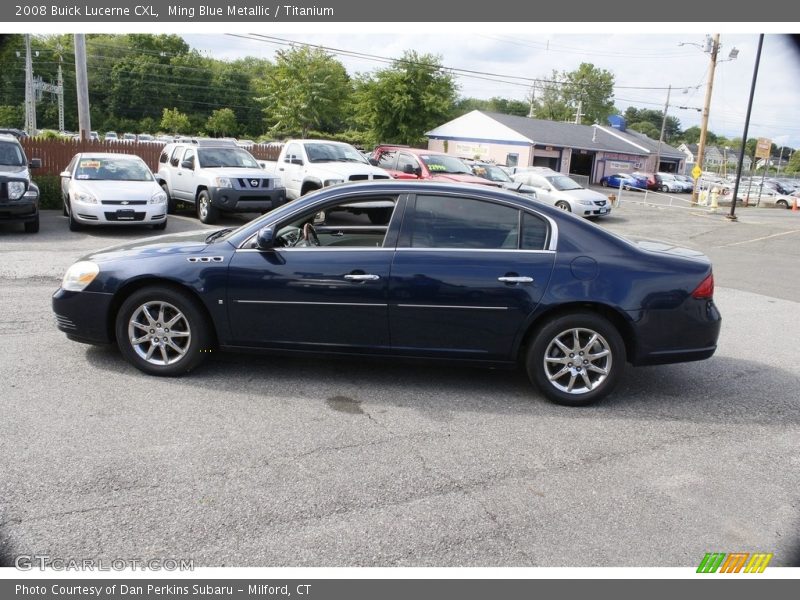 Ming Blue Metallic / Titanium 2008 Buick Lucerne CXL