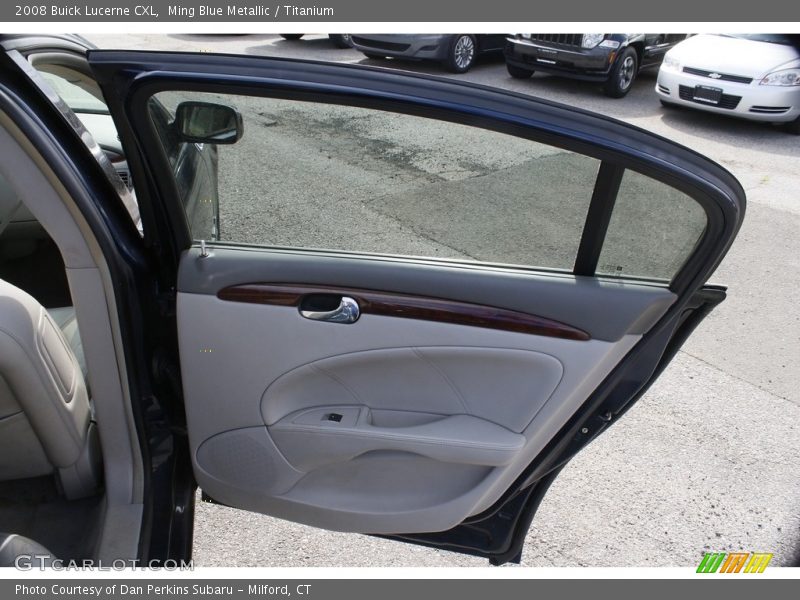 Ming Blue Metallic / Titanium 2008 Buick Lucerne CXL