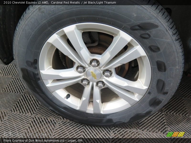 Cardinal Red Metallic / Jet Black/Light Titanium 2010 Chevrolet Equinox LS AWD
