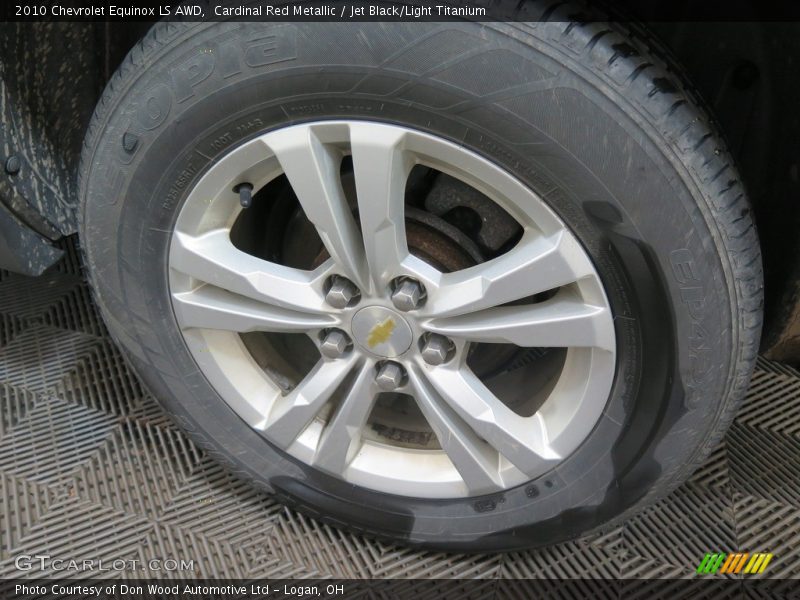 Cardinal Red Metallic / Jet Black/Light Titanium 2010 Chevrolet Equinox LS AWD