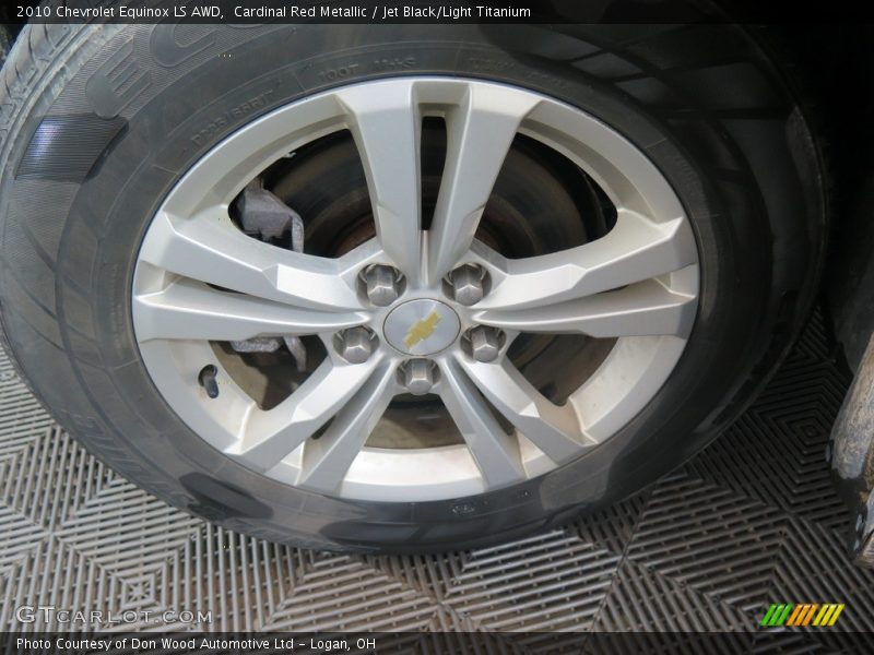 Cardinal Red Metallic / Jet Black/Light Titanium 2010 Chevrolet Equinox LS AWD