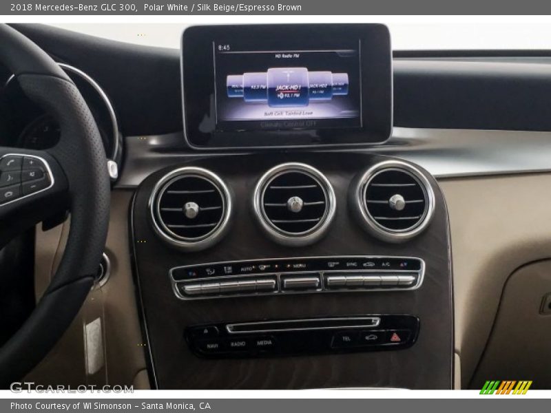 Polar White / Silk Beige/Espresso Brown 2018 Mercedes-Benz GLC 300