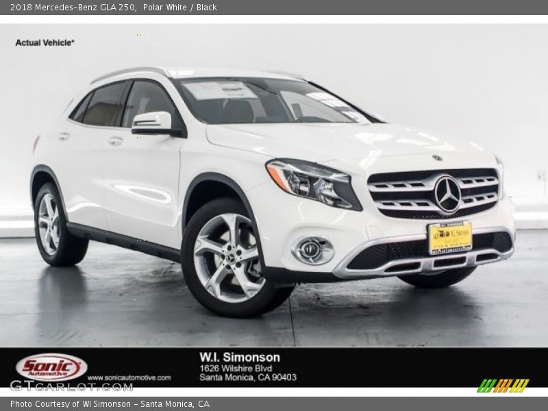 Polar White / Black 2018 Mercedes-Benz GLA 250