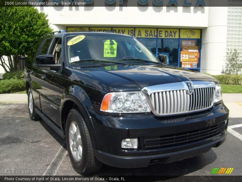 Black / Camel 2006 Lincoln Navigator Luxury