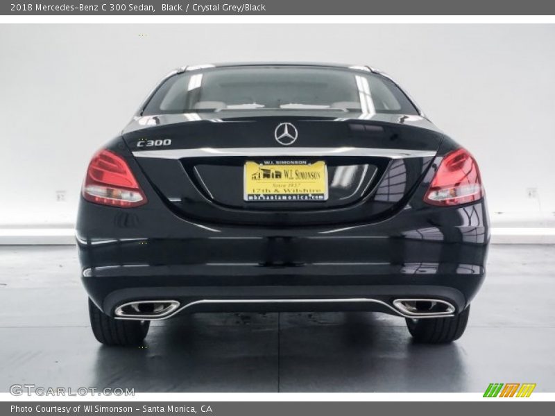 Black / Crystal Grey/Black 2018 Mercedes-Benz C 300 Sedan