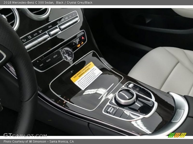 Black / Crystal Grey/Black 2018 Mercedes-Benz C 300 Sedan