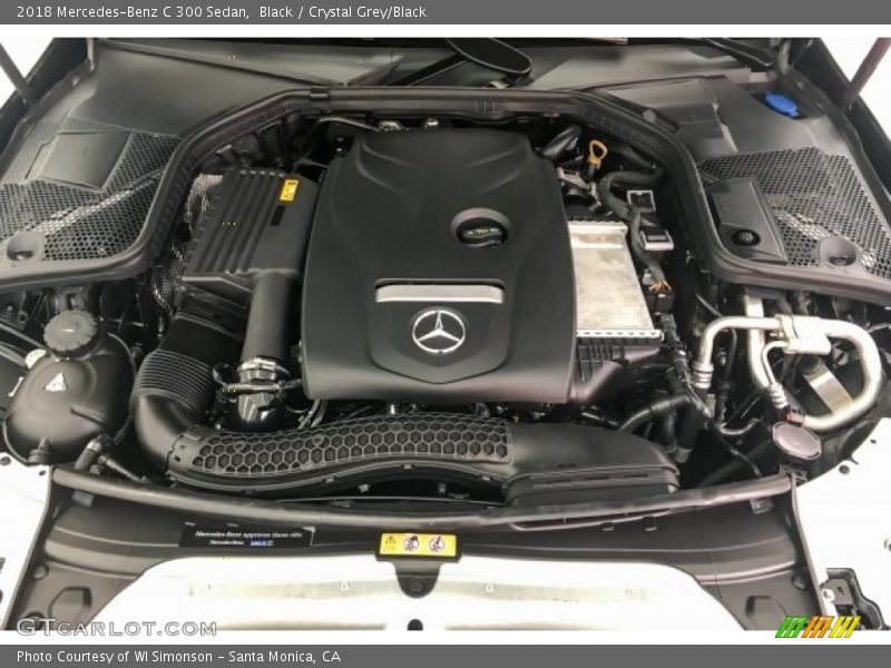 Black / Crystal Grey/Black 2018 Mercedes-Benz C 300 Sedan