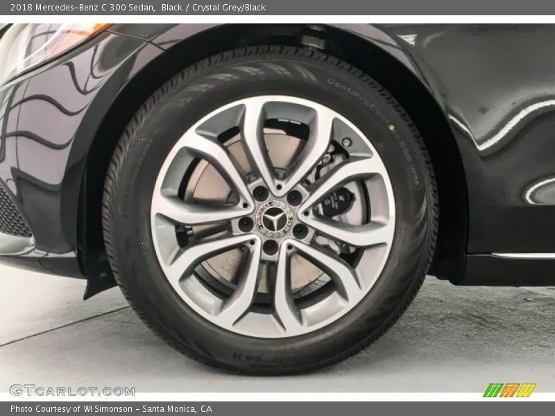 Black / Crystal Grey/Black 2018 Mercedes-Benz C 300 Sedan