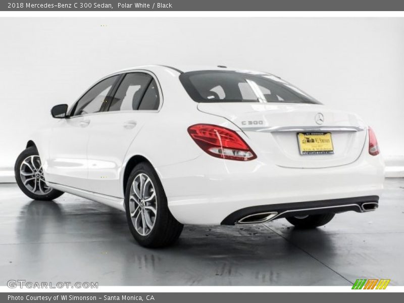 Polar White / Black 2018 Mercedes-Benz C 300 Sedan