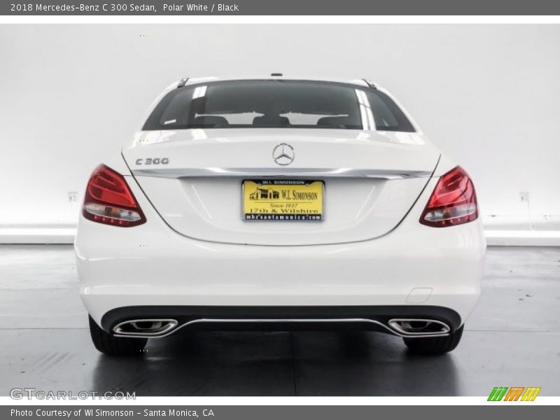 Polar White / Black 2018 Mercedes-Benz C 300 Sedan