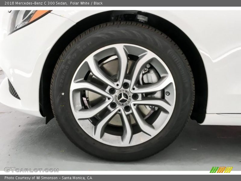 Polar White / Black 2018 Mercedes-Benz C 300 Sedan