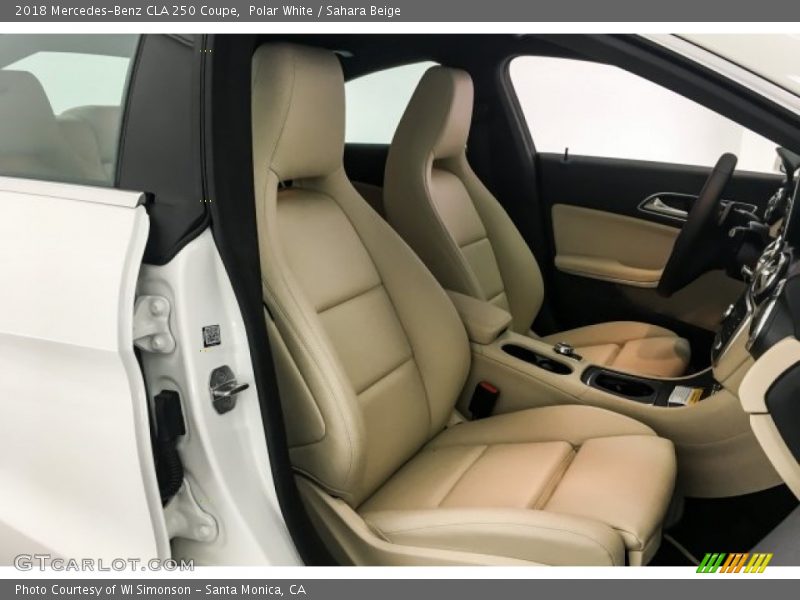 Polar White / Sahara Beige 2018 Mercedes-Benz CLA 250 Coupe
