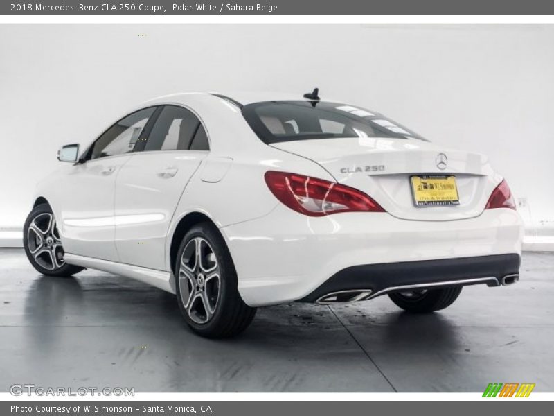 Polar White / Sahara Beige 2018 Mercedes-Benz CLA 250 Coupe