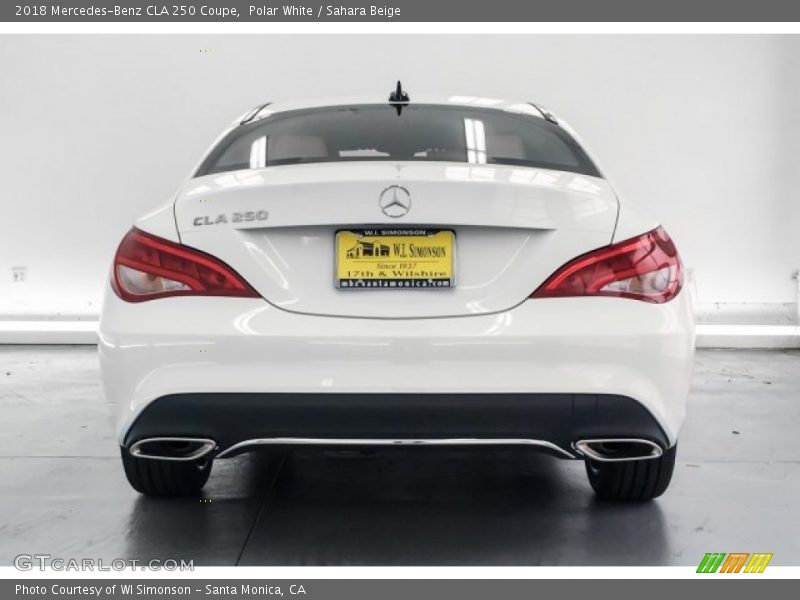 Polar White / Sahara Beige 2018 Mercedes-Benz CLA 250 Coupe
