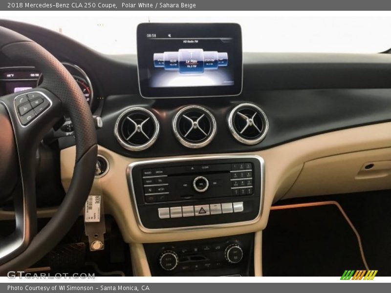 Polar White / Sahara Beige 2018 Mercedes-Benz CLA 250 Coupe