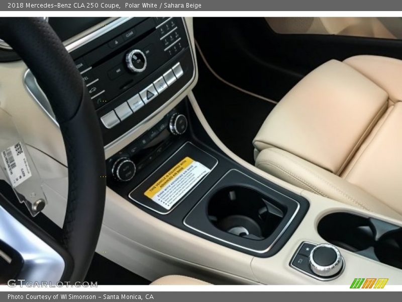 Polar White / Sahara Beige 2018 Mercedes-Benz CLA 250 Coupe