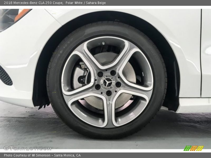 Polar White / Sahara Beige 2018 Mercedes-Benz CLA 250 Coupe