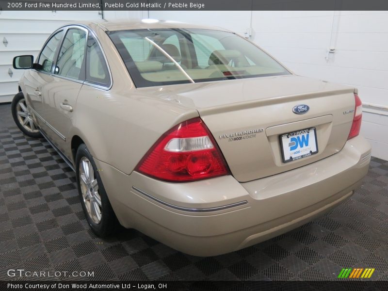 Pueblo Gold Metallic / Pebble Beige 2005 Ford Five Hundred Limited