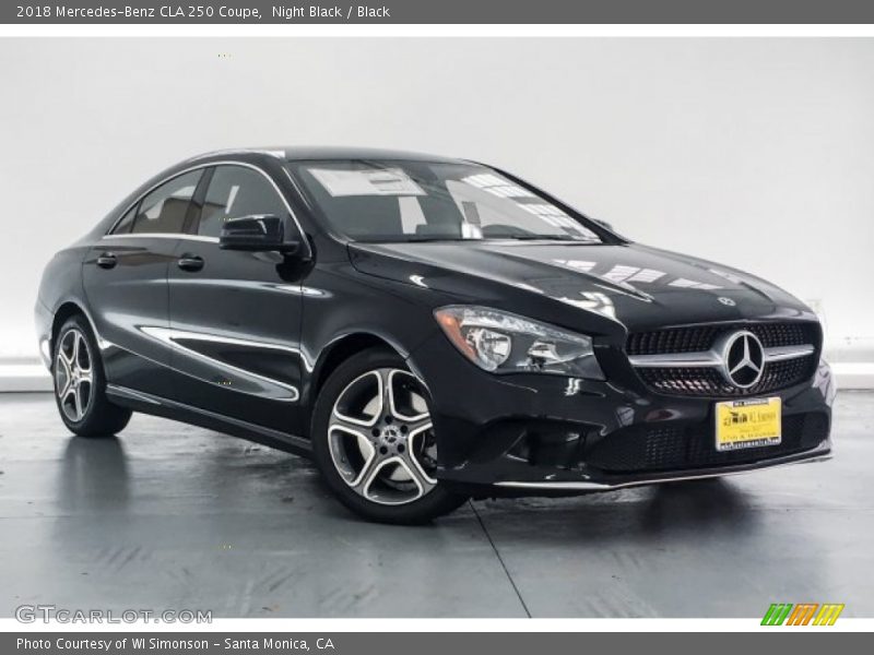 Night Black / Black 2018 Mercedes-Benz CLA 250 Coupe