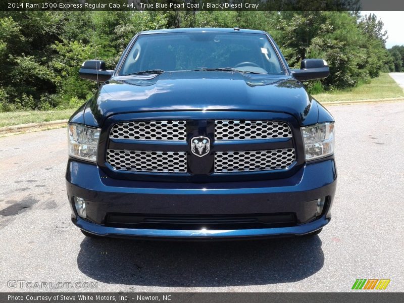 True Blue Pearl Coat / Black/Diesel Gray 2014 Ram 1500 Express Regular Cab 4x4