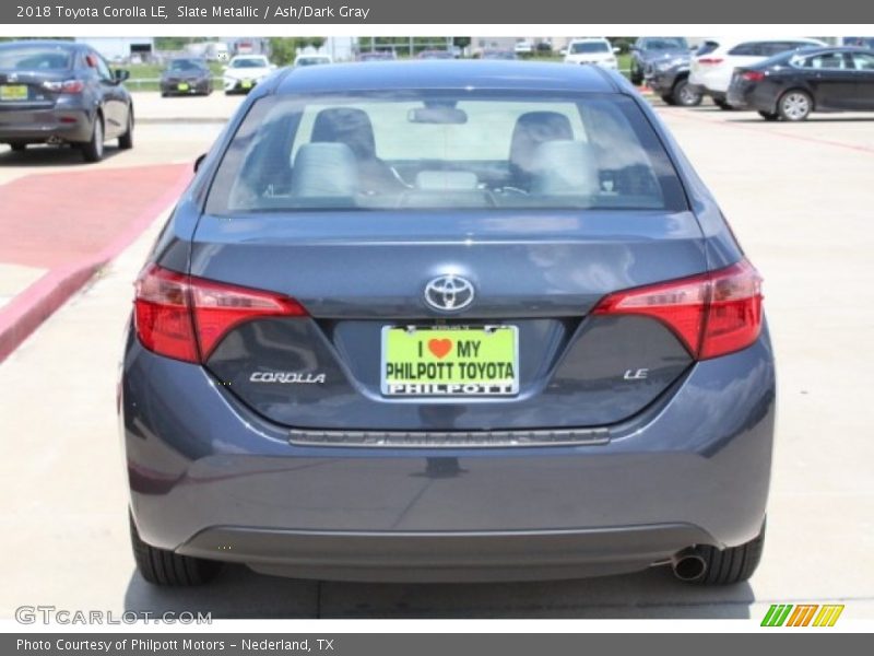 Slate Metallic / Ash/Dark Gray 2018 Toyota Corolla LE