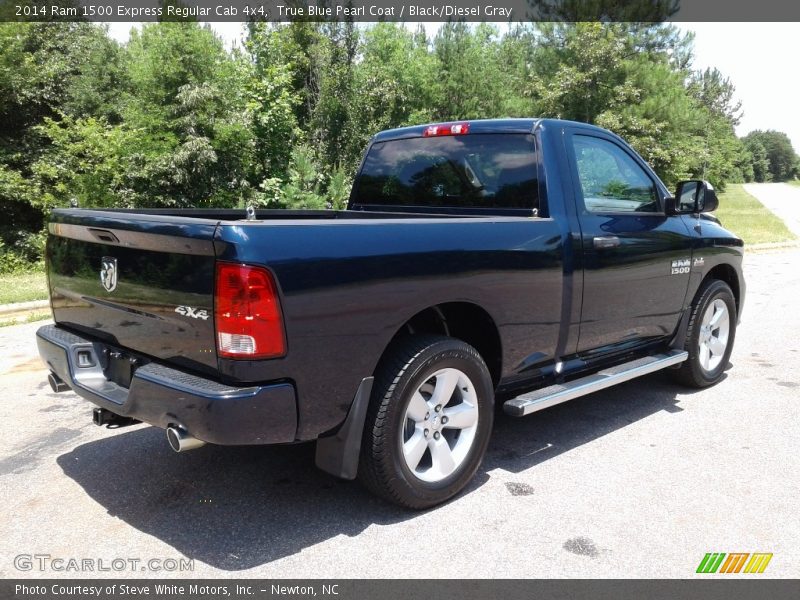 True Blue Pearl Coat / Black/Diesel Gray 2014 Ram 1500 Express Regular Cab 4x4