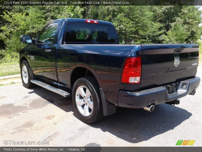 True Blue Pearl Coat / Black/Diesel Gray 2014 Ram 1500 Express Regular Cab 4x4