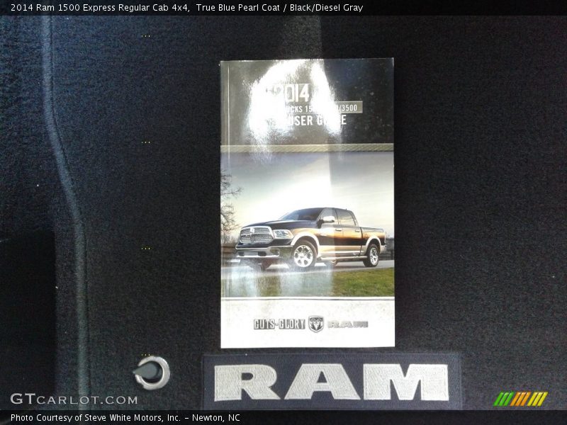 True Blue Pearl Coat / Black/Diesel Gray 2014 Ram 1500 Express Regular Cab 4x4