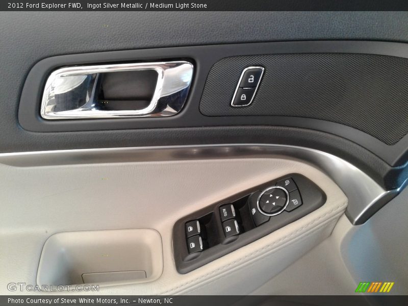 Ingot Silver Metallic / Medium Light Stone 2012 Ford Explorer FWD