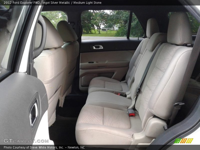 Ingot Silver Metallic / Medium Light Stone 2012 Ford Explorer FWD