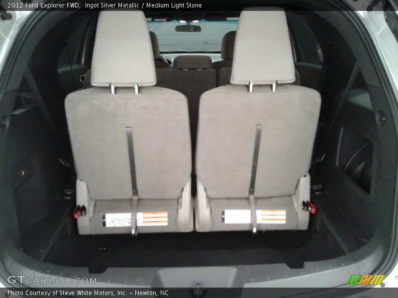 Ingot Silver Metallic / Medium Light Stone 2012 Ford Explorer FWD