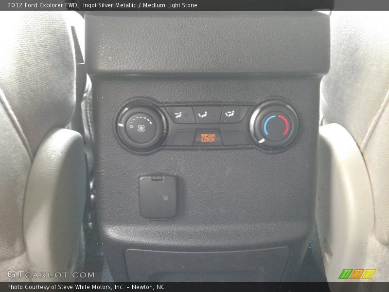 Ingot Silver Metallic / Medium Light Stone 2012 Ford Explorer FWD
