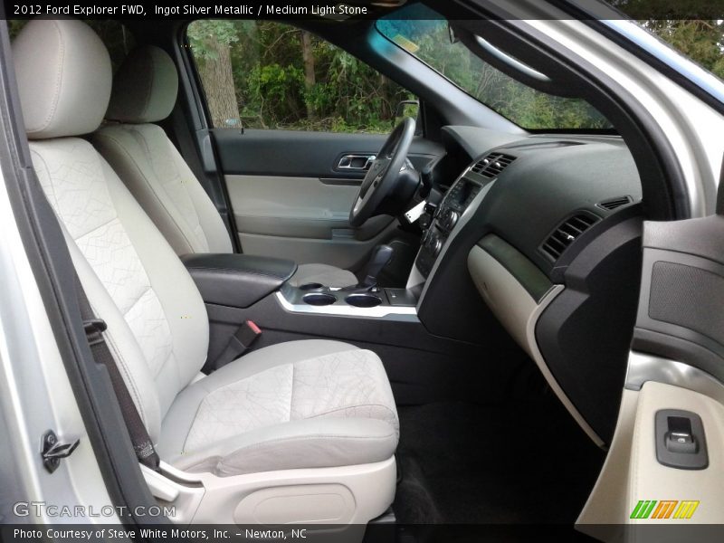 Ingot Silver Metallic / Medium Light Stone 2012 Ford Explorer FWD