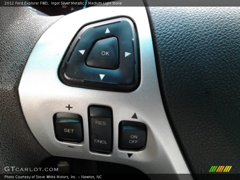 Ingot Silver Metallic / Medium Light Stone 2012 Ford Explorer FWD