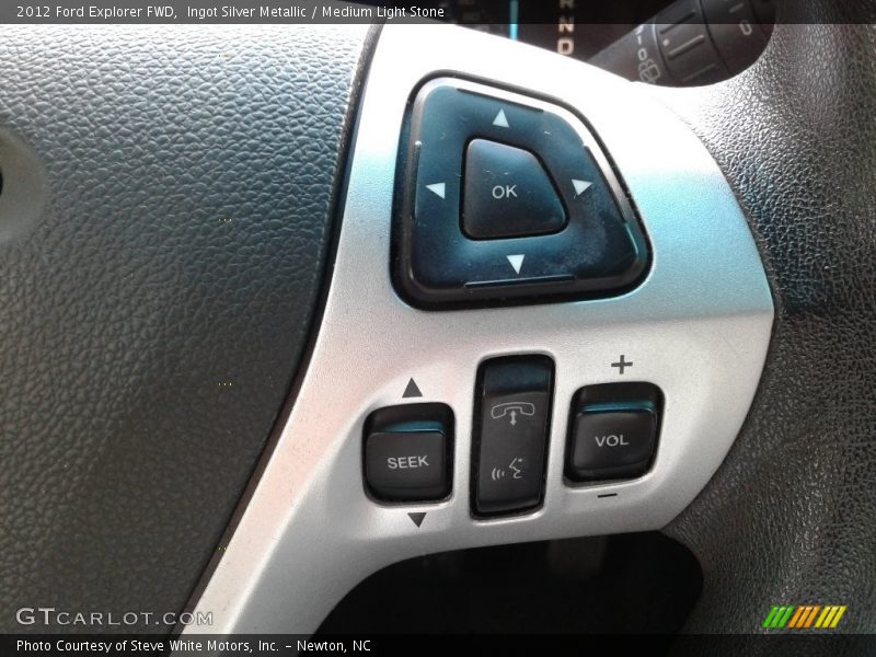 Ingot Silver Metallic / Medium Light Stone 2012 Ford Explorer FWD