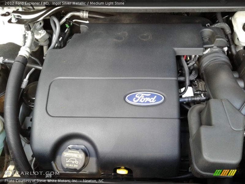 Ingot Silver Metallic / Medium Light Stone 2012 Ford Explorer FWD