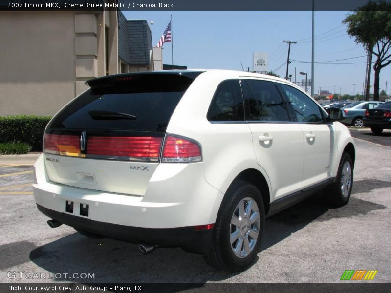 Creme Brulee Metallic / Charcoal Black 2007 Lincoln MKX