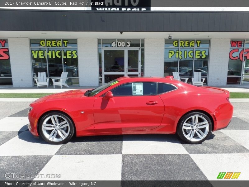 Red Hot / Jet Black 2017 Chevrolet Camaro LT Coupe