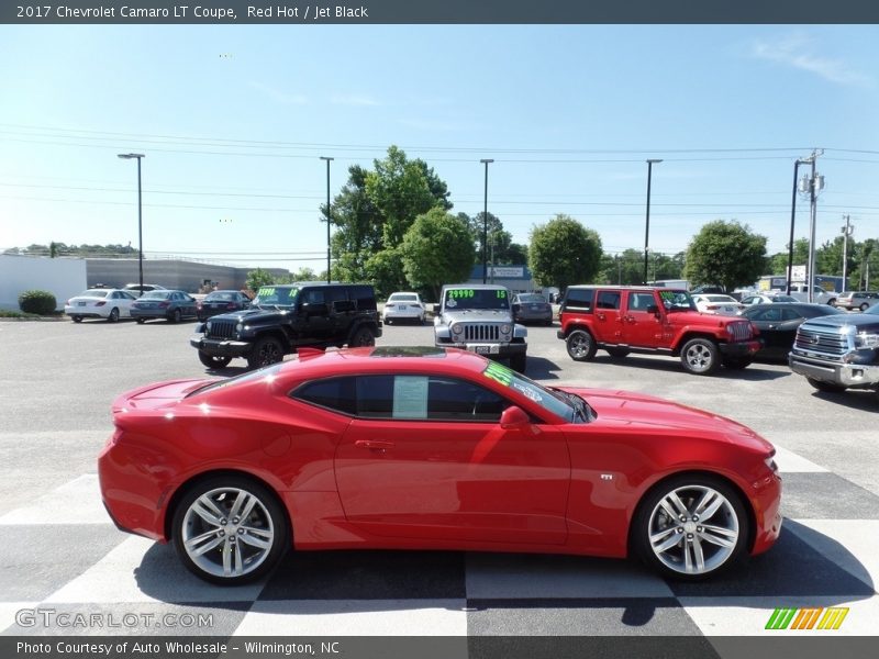 Red Hot / Jet Black 2017 Chevrolet Camaro LT Coupe