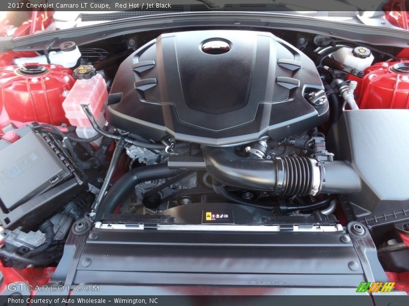Red Hot / Jet Black 2017 Chevrolet Camaro LT Coupe