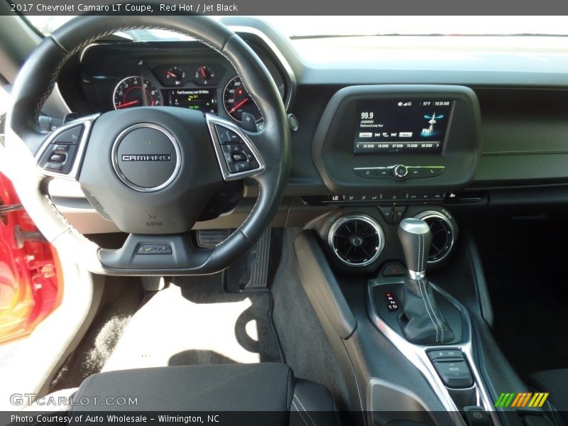 Red Hot / Jet Black 2017 Chevrolet Camaro LT Coupe